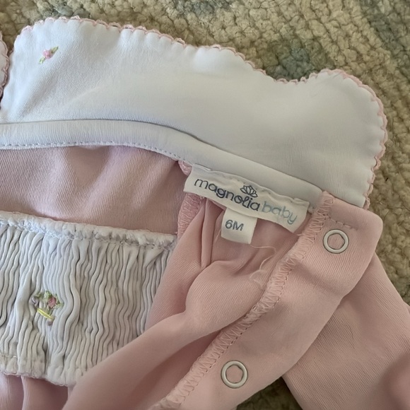 EUC Magnolia Baby 3-6mo footie playsuit romper - Picture 3 of 5